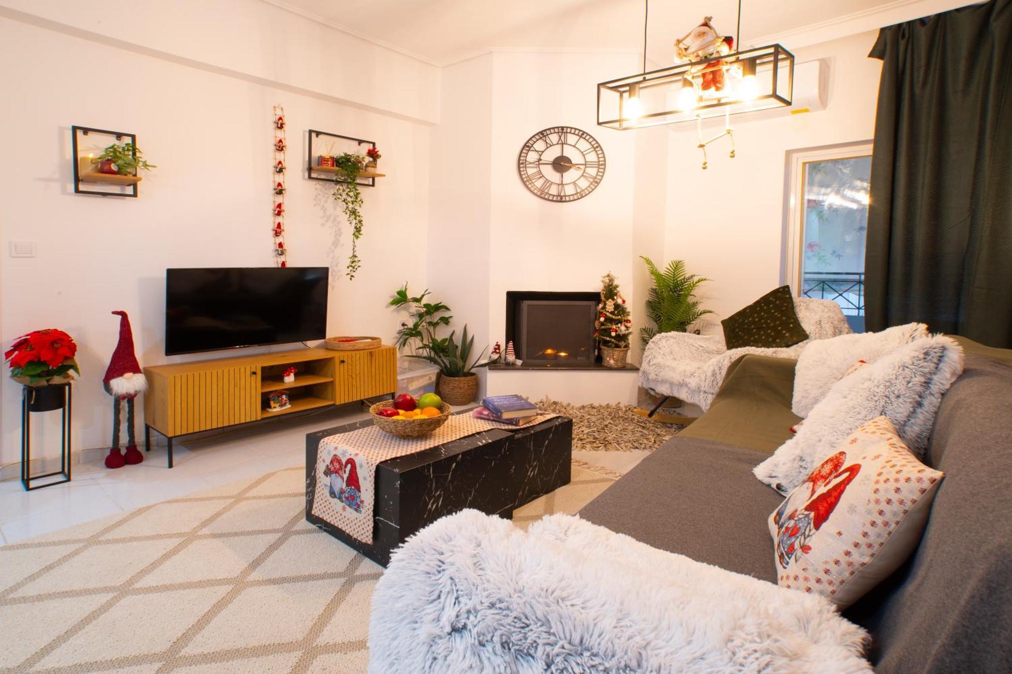 Top Floor Apartment In Chalkís Eksteriør bilde